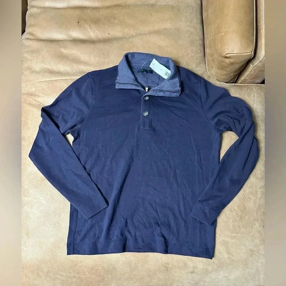Banana Republic Other - Banana Republic Navy 1/4 Zip Men’s Size Medium NWT